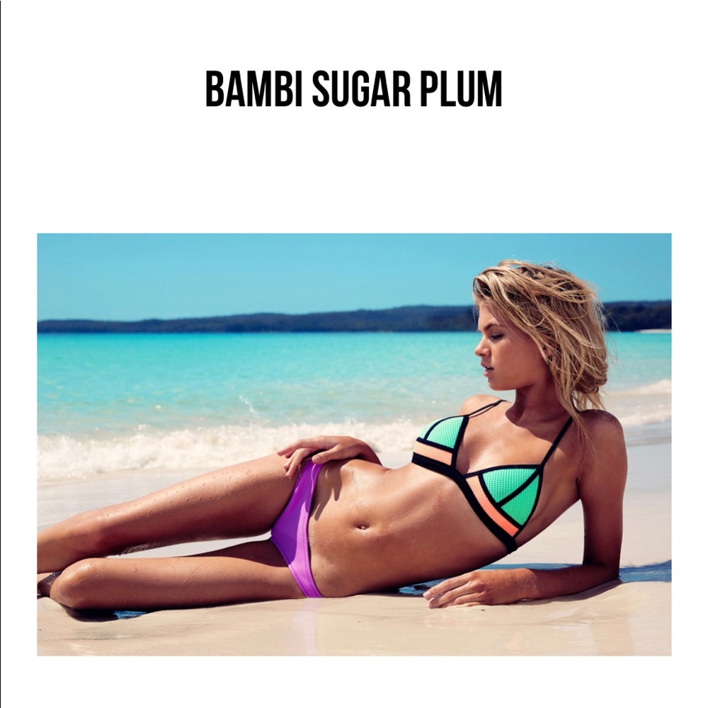 Triangl sugar plum bikini top